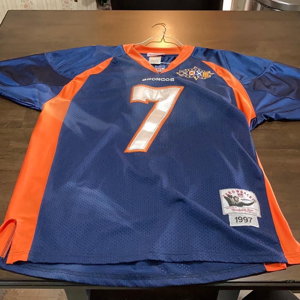 Throwback John Elway Super Bowl 32 1997 Jersey